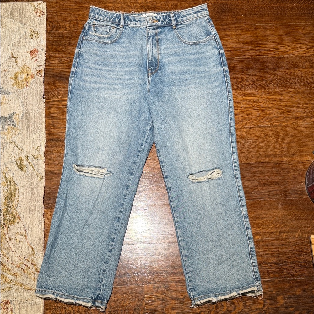 Zara Light Blue Denim Jeans